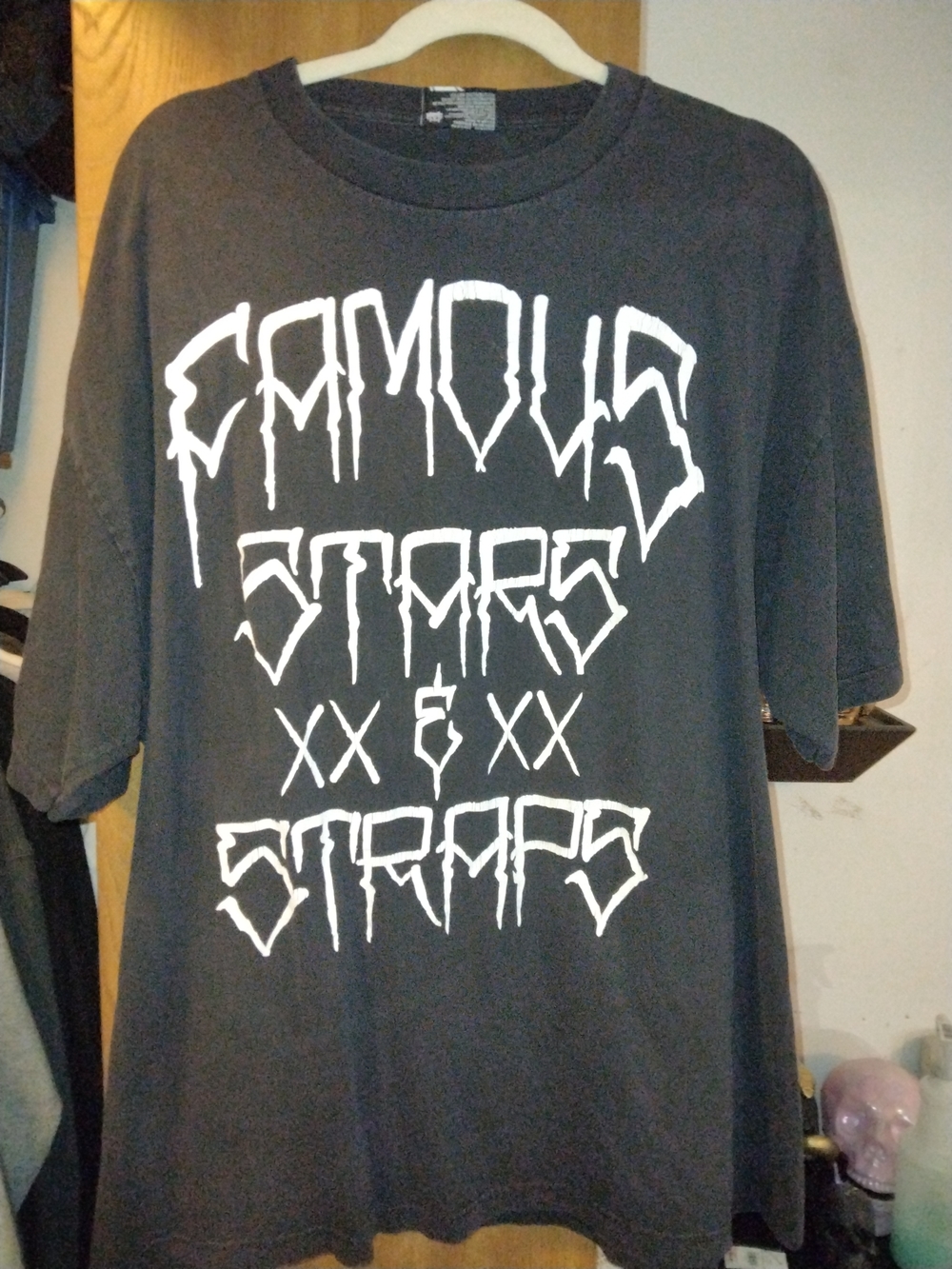 Vintage Famous Stars & Straps Black Short-Sleeve Graphic Tee- XXL